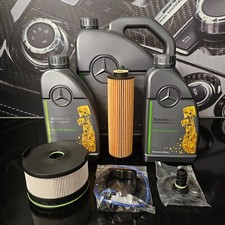 Genuine Mercedes-Benz C118 CLA M654 Oil & Fuel Filter & Engine Oil ZSER34
