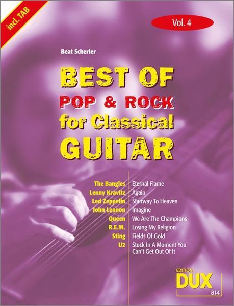 Thumbnail - Best Of Pop & Rock For Classical Guitar 4 | Deutsch