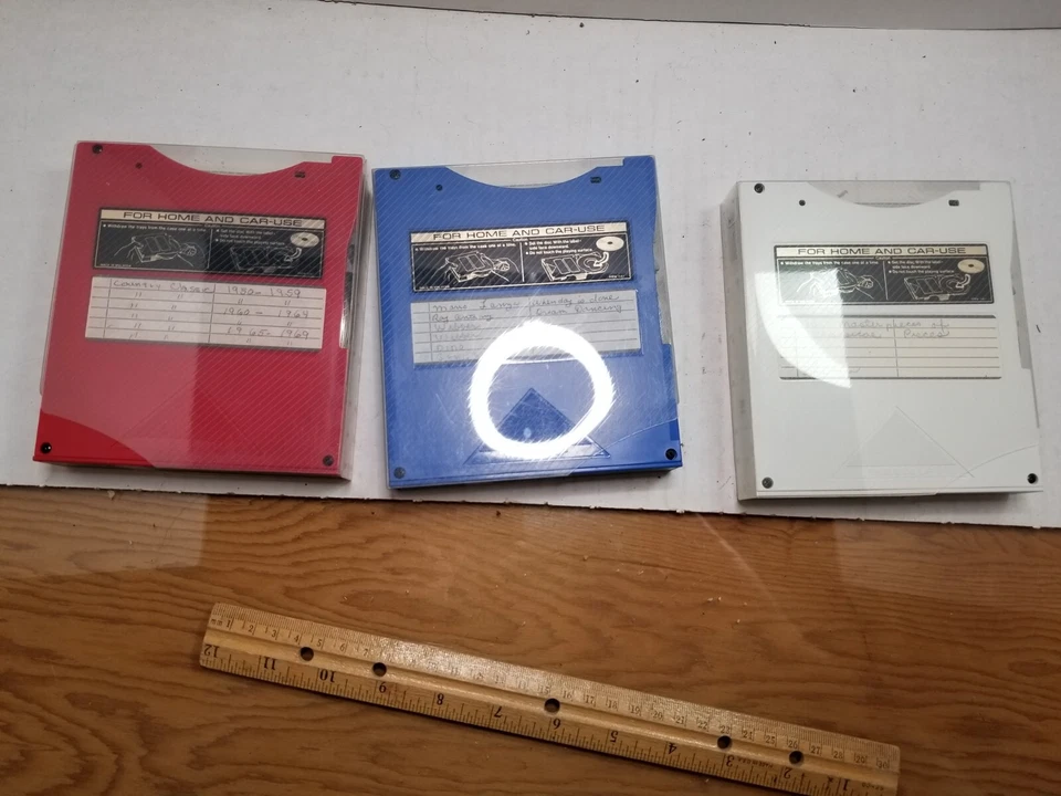 Pioneer 6 discos multi-reproducción reproductor de CD cargador lote de 3 - rojo blanco y azul Foto 3 de 4