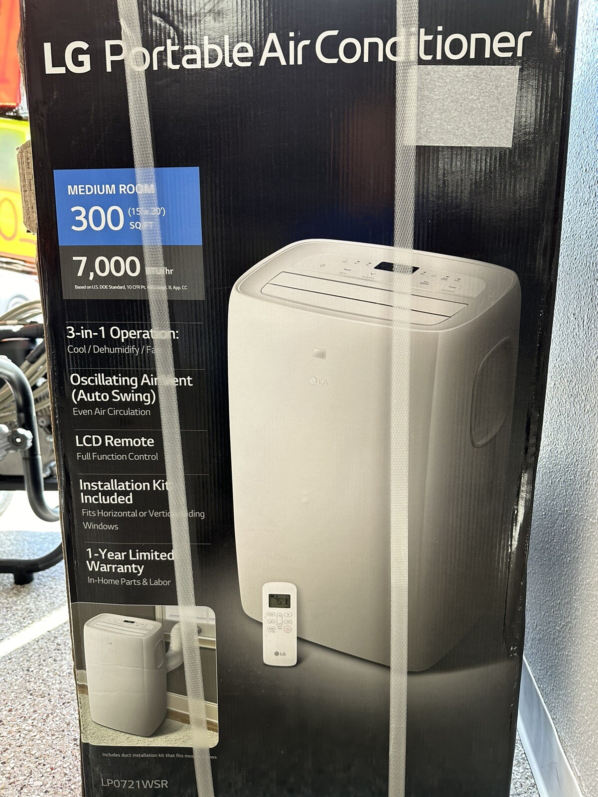 LG 7,000 BTU Portable Air Conditioner LP0721WSR eBay