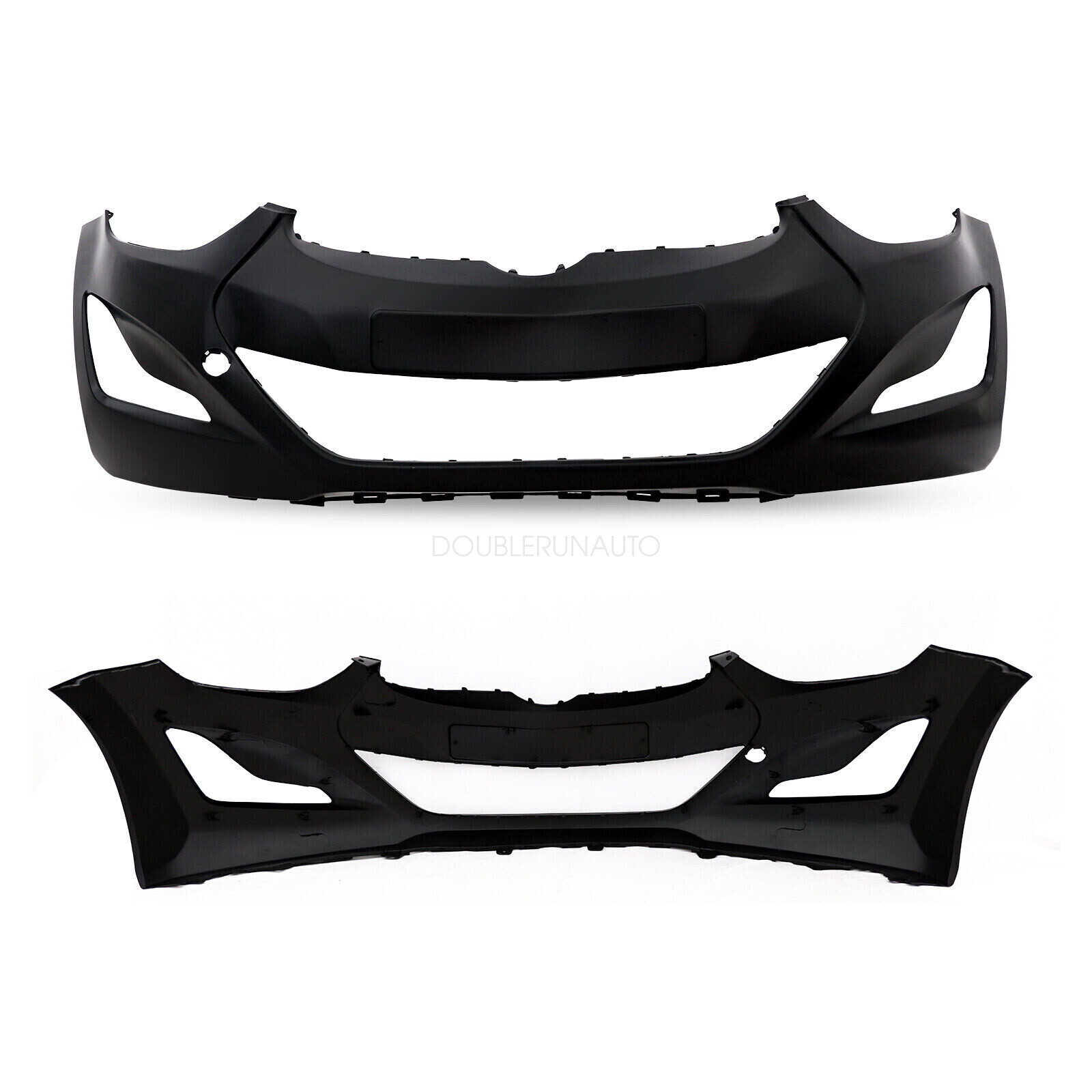 Front Bumper+Brackets+Engine Splash Shield for 2014-2016 Hyundai Elantra 6PCS