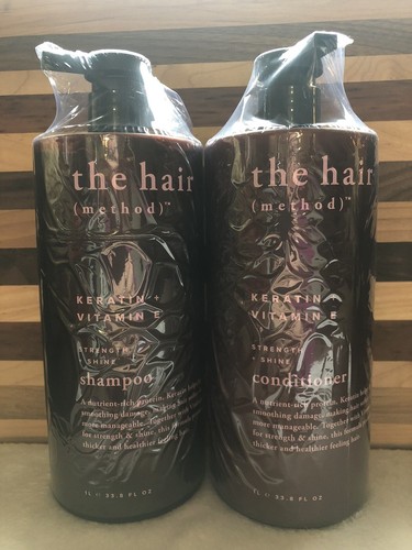 "The Hair Method"Shampoo & Conditioner Set Biotin+Collagen/Keratin &Vit E 33.8oz - Picture 3 of 4