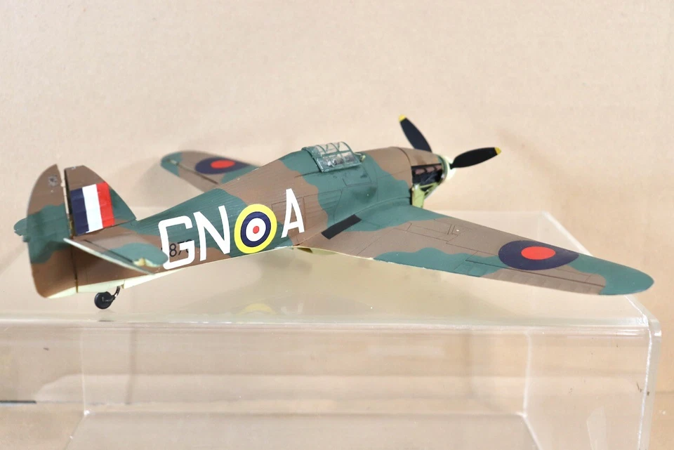 Corgi Aviation Archive Modello Pre Produzione Mk1 Hawker Hurricane Gn-A P3870 Nv - Immagine 4 di 4