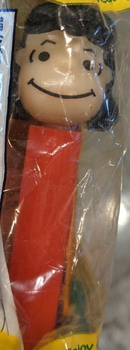 NIB Vintage Peanuts Lucy van Pelt PEZ Dispenser - RED STEM NEW IN BAG - Foto 2 di 3