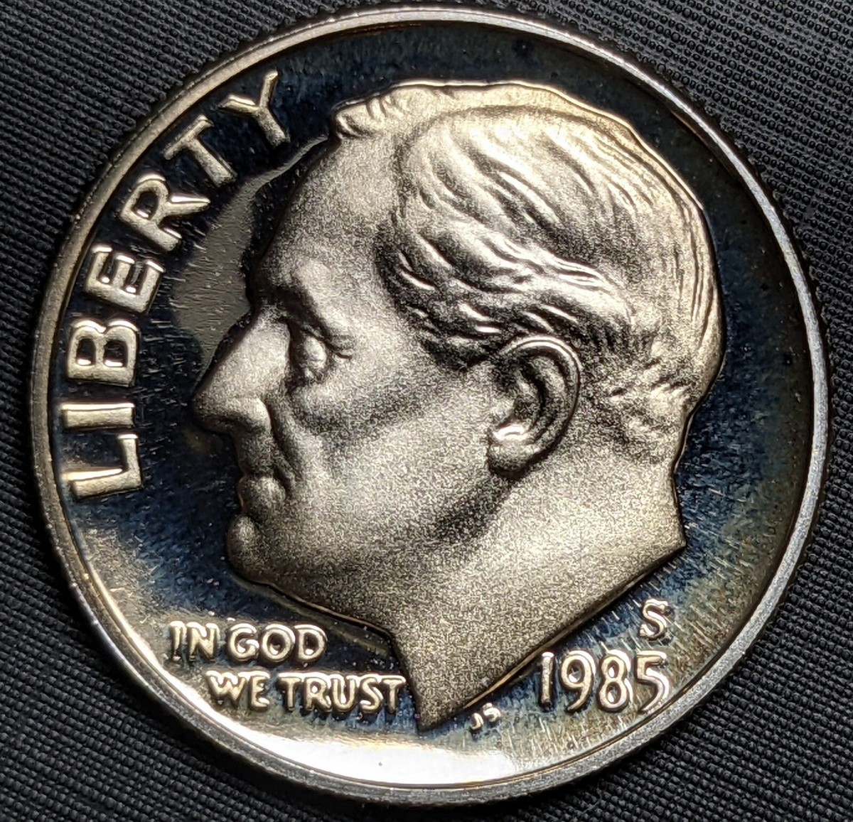そうじゅこんと、proof 1985-S Proof Roosevelt Dime Toned | eBay