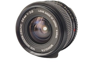 Minolta Celtic 28mm 2.8f For Sony E mount, or Micro Four Thirds