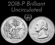 2018 P Pictured Rocks Michigan ATB Quarter BRILLIANT UNCIRCULATED *JB's Coins*