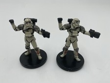 SET OF 2 - MINT Star Wars Miniatures - Evo Trooper #34 - Force Unleashed