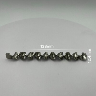 1PC Nominal Ø12.5mm x 128mm long, 10 elements SUS304 Spiral Static Mixer Section