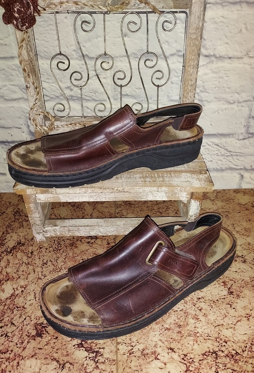 Beautiful NAOT Brown Leather Strap Sandals Adjustable  Men US 8-8.5 EU 40 Amazon.com: NAOT Men main image 2
