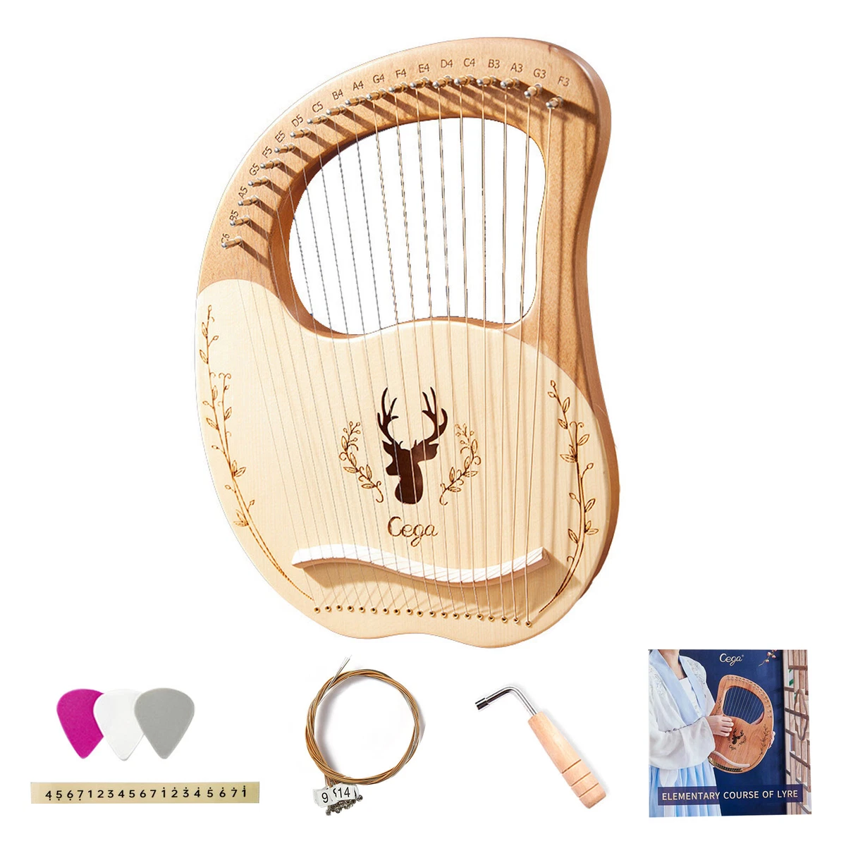 Lyre harp 19 strings online
