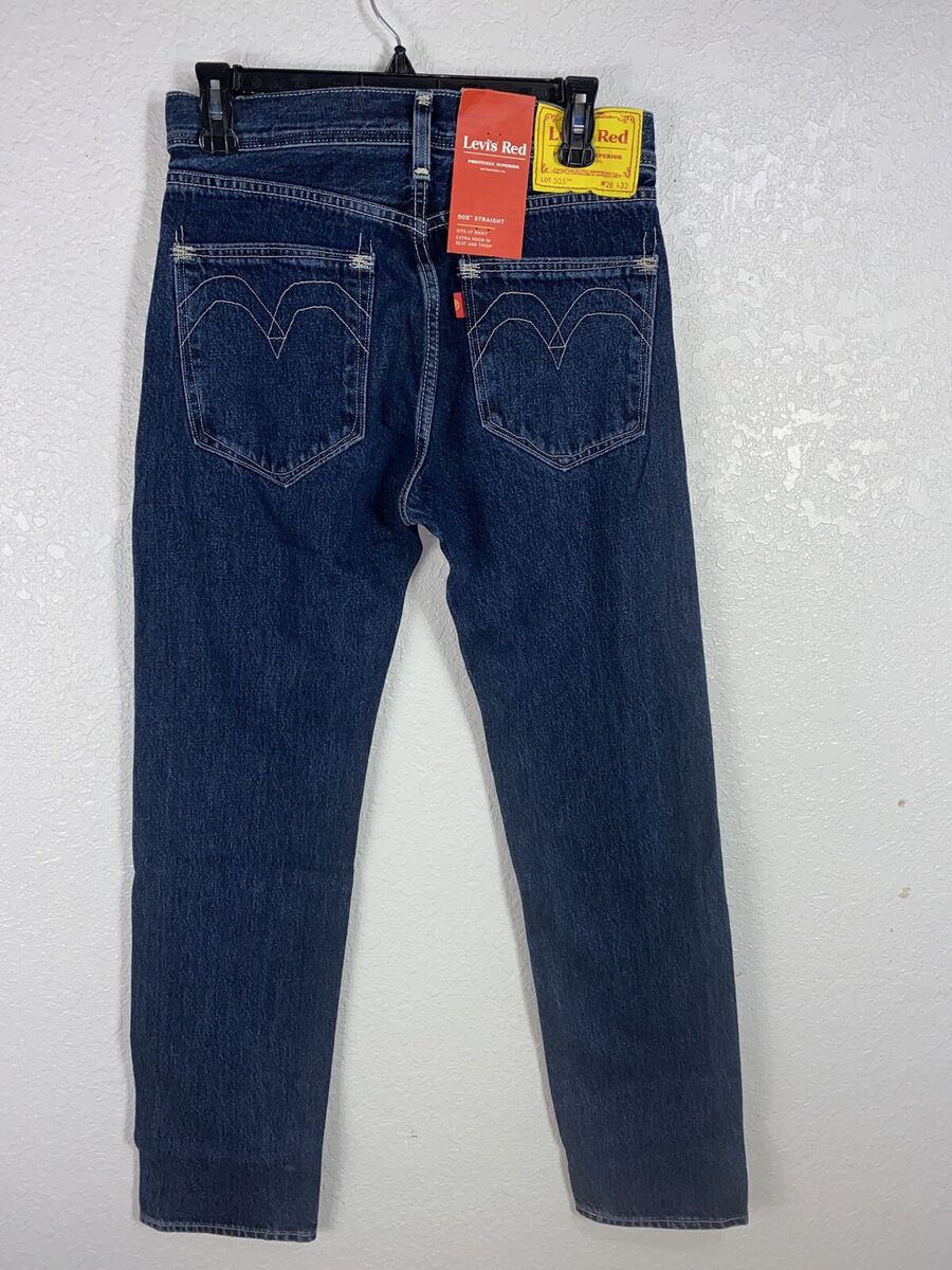 Levi's Red Positively Superior 505 Straight Cotton/Hemp Levi's Red Positively Superior 505 Straight Cotton/Hemp