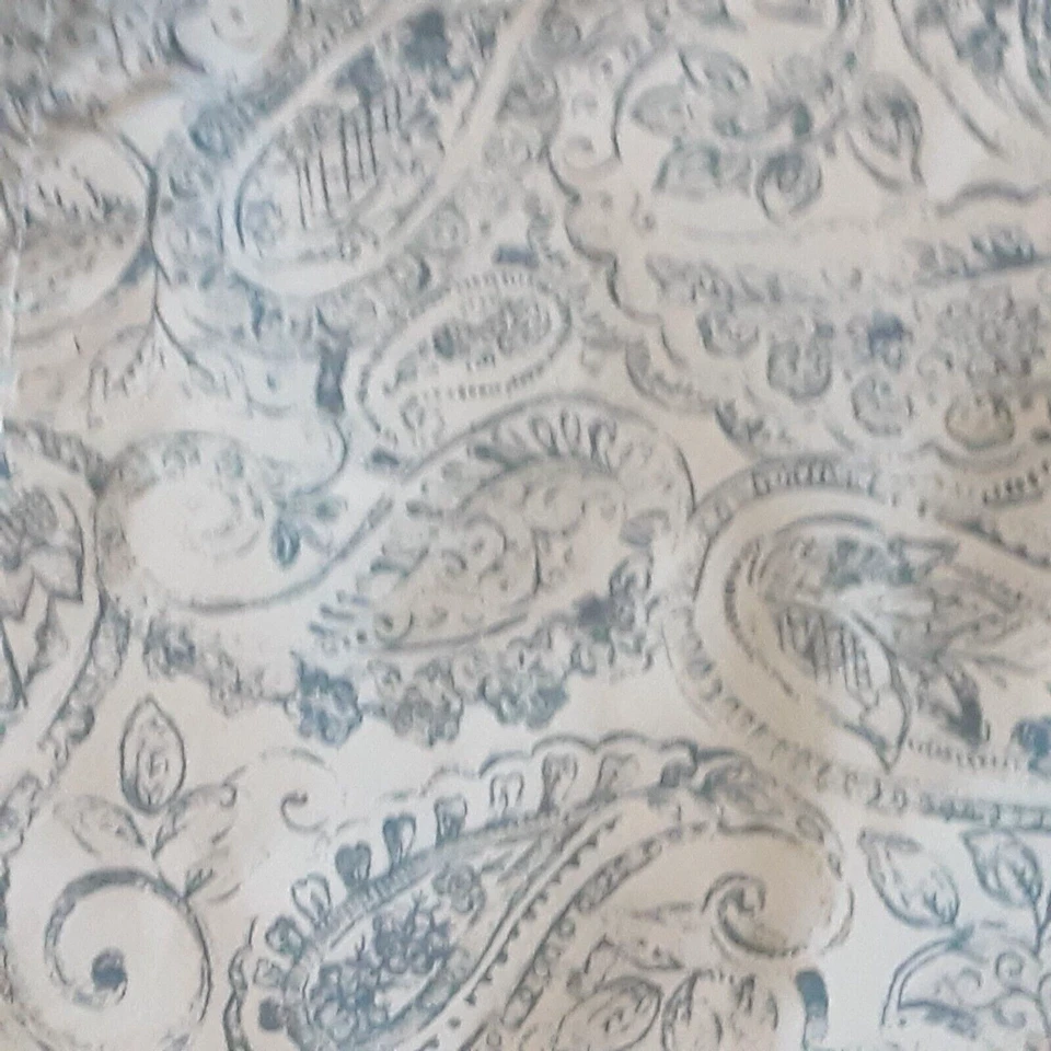 Fundas de almohada Charisma poliéster microfibra azul paisley king (2) Foto 2 de 4