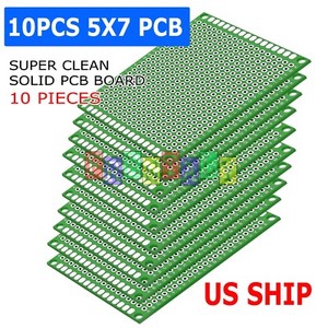 10X-Double-Side-5x7cm-PCB-Strip-board-Printed-Circuit-Prototype-Track-LW