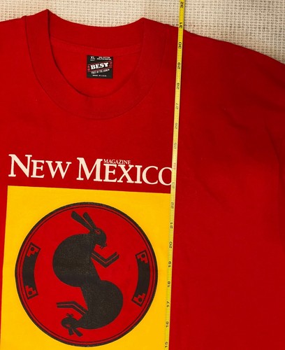 Men's Vintage New Mexico Magazine Graphic Red T-Shirt Sz XL - Picture 4 of 5