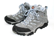 MERRELL Moab 2 Waterproof Mid Hiking Trail Shoe Wo's 9.5 Grey Periwinkle J88792