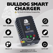 Bulldog Airsoft Smart Compact Balance Charger 20W for 2S 3S Li-Po Battery Toys