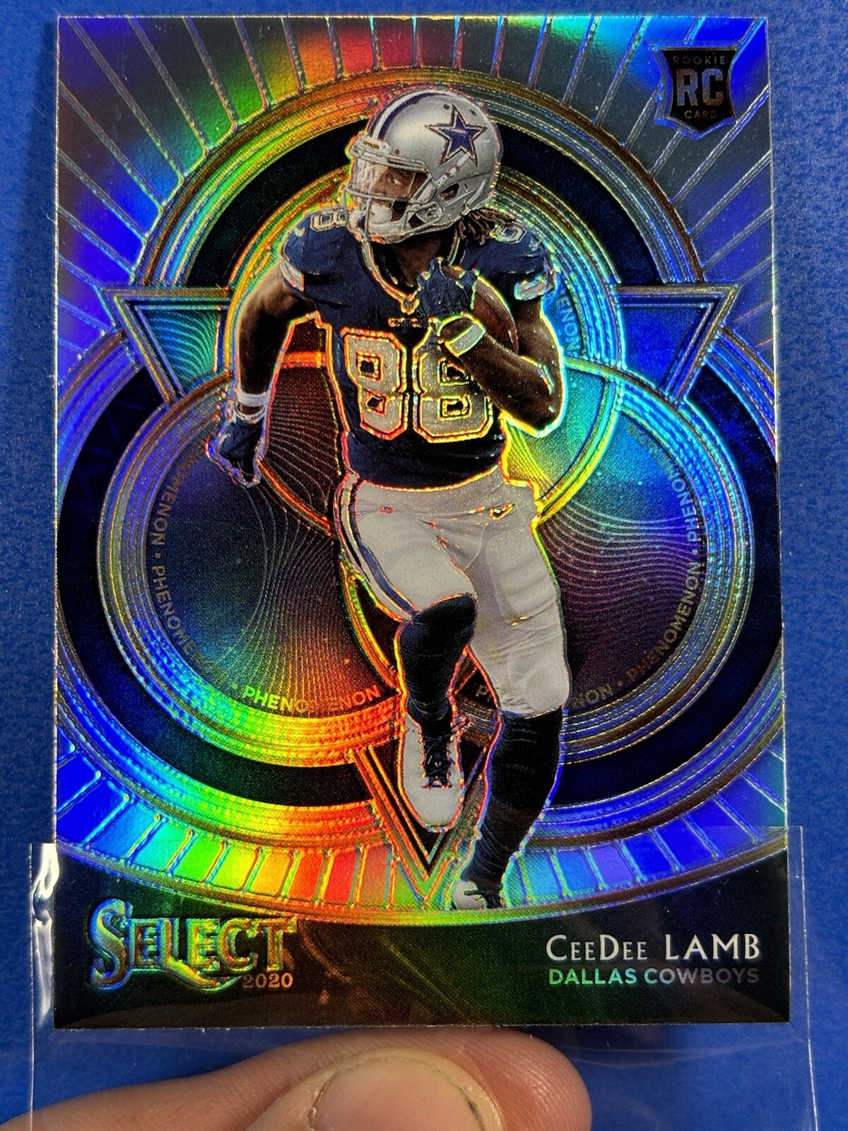 CEEDEE LAMB 2020 Panini Select Phenomenon Rookie Silver Prizm SP P24 -COWBOYS RC