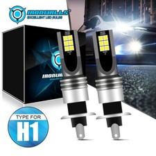 2x H1 100w Csp Led Headlight Fog Driving Drl Bulbs Kit 6500k White Super Bright 2x H1 100w Csp Led Headlight Fog Driving Drl Bulbs Kit 6500k White Super Bright