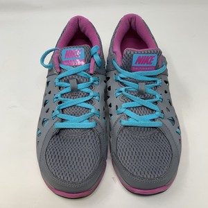 Para mujer Nike Dual Fusion Run 2 tenis de correr rosa/gris Talla 7  599564-002 | eBay