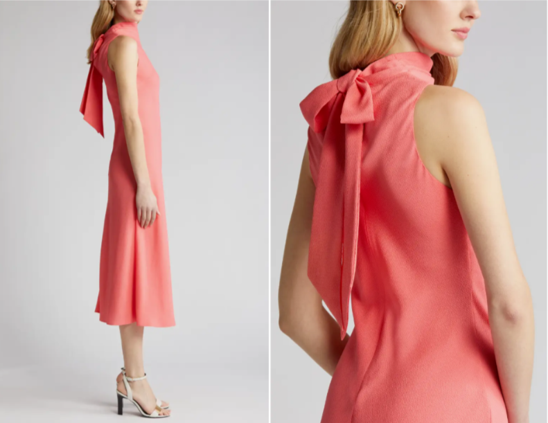 Red Carpet Ted Baker Inspired Dresses TED BAKER Coral Orange