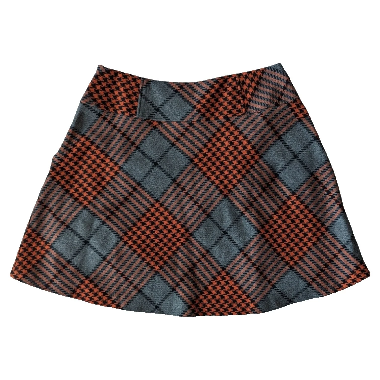 Boden Wool Checked A-Line Skirts for Women