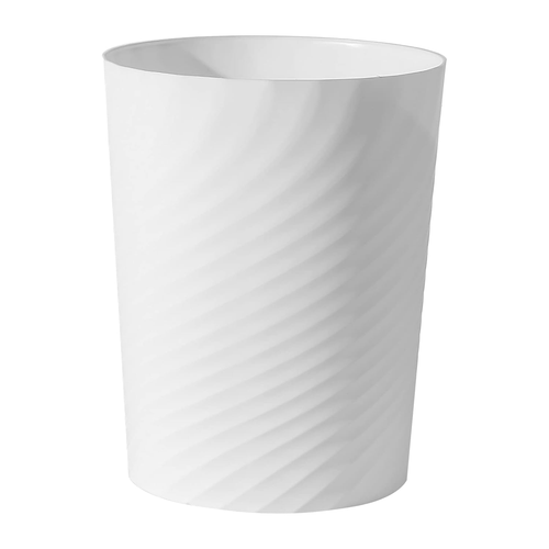 Plastic Small Trash Can Wastebasket, Garbage Container Basket for Bathrooms, Lau