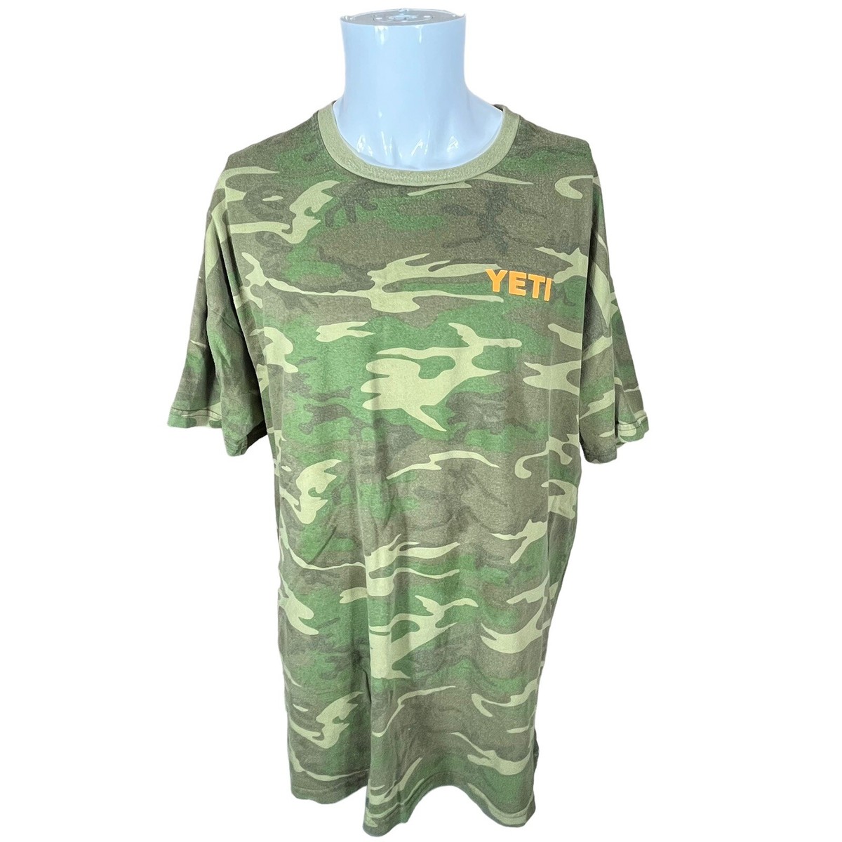 YETI Built For The Wild Camo T Shirt Mens Size XXL