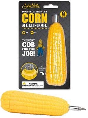 🌽 Funny Corn Multi-Tool – Hilarious Gag Gift, Kitchen Tool - Archie McPhee