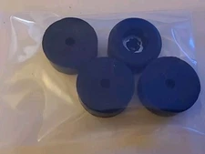 New 4 Pack  1 1/2" O.D. X 3/4" Tall Rubber Bumper Feet with Washer W/.281" Hole