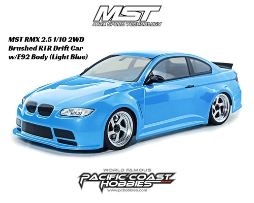 MST RMX 2.5 1/10 2WD Brushed RTR Drift Car w/E92 Body (Light Blue)