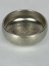TK Norway Eik Silverplate Bowl Embossed Floral Nordic Design X10 Marked