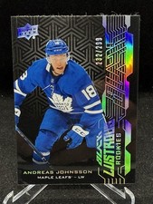 2018-19 UPPER DECK UD BLACK LUSTROUS ROOKIES 232/299 ANDREAS JOHNSON