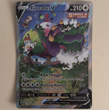 Pokemon Co Tornadus V Full Art Ultra Rare Holo Chilling Reign 185/198 on eBay