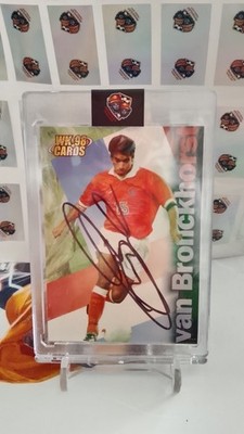 Giovanni van Bronckhorst on Card Auto WM 1998 Frankreich WK Cards Niederlande Ba
