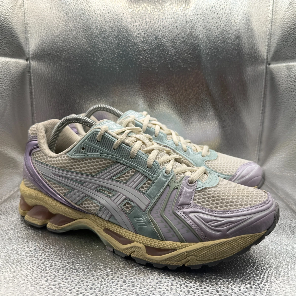 Size 8.5 ASICS Gel Kayano 14 Cream Dusk Violet Mens Sneaker Shoes 1203A537-105 sale #asics Gel-Kayano-14  main image 3