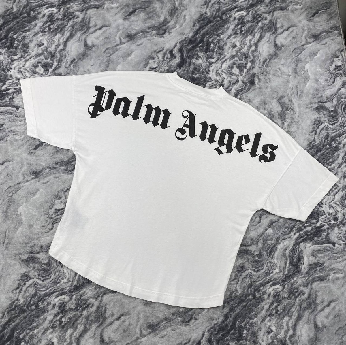 Palm Angels Big Logo T-Shirt Men Size S White | eBay