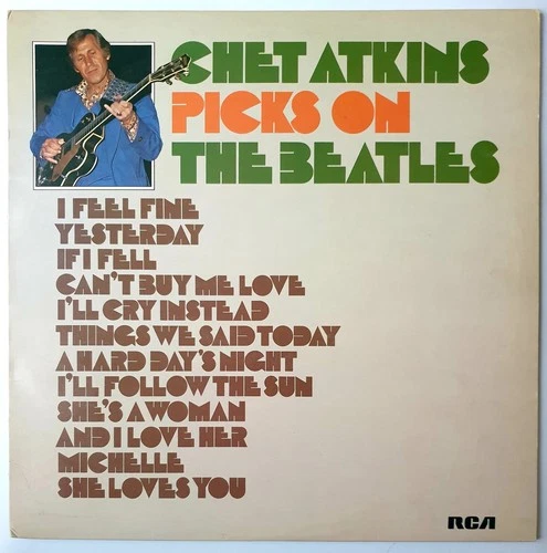 CHET ATKINS "PICKS ON THE BEATLES" RCA NL 12002 VINYL LP
