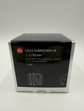 Leica Summicron-M 50mm f/2 F2 Standard Lens Black Anodized 6-Bit 11826