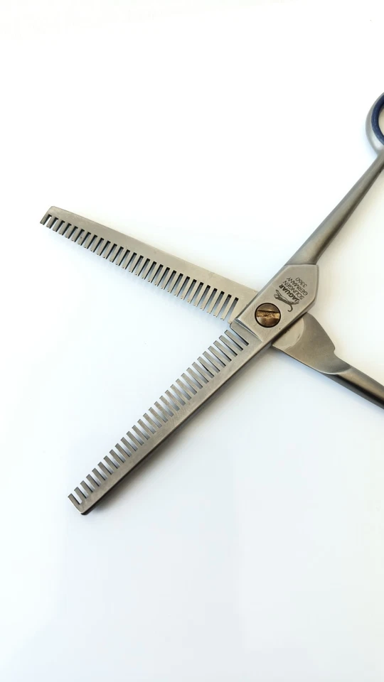 Tijeras adelgazantes Jaguar línea blanca satinada 6" 3360 peluquería peluquería 30/30 Foto 2 de 4