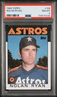 1986 Topps Baseball Nolan Ryan Houston Astros #100 PSA 8 Nm-Mt #139678330 GOAT