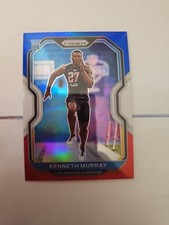 2020 Panini Prizm - Rookie Kenneth Murray #327 Red White & Blue Prizm (RC)