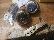 2 us locks dc deadbolt keyed alike brass finish