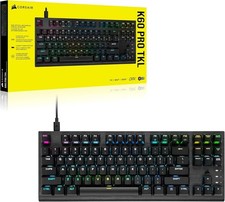 Corsair K60 PRO TKL RGB Optical Mechanical Gaming Keyboard OPX UK Layout