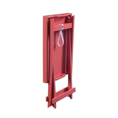 Convenience Concepts Designs2Go 22 in. Coral Standard Rectangle Wood Folding End - Picture 4 of 7