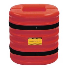 Zoro Select 172412Red Column Protectr,Fits 12 In.,Hdpe,Rd