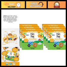 Organic Toddler Soft Baked Bars - Banana Pumpkin Cauliflower, Non-GMO, Kosher, 8