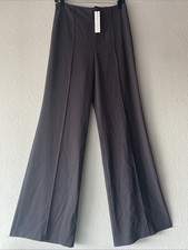Alice + Olivia Women's Black Career Dress Pants Wide Leg Flare Size 4
