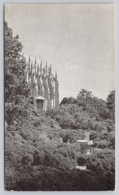Vintage Washington Cathedral Mount Saint Alban Photochrome Postcard