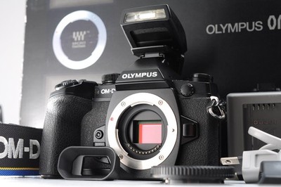 Olympus OM-D E-M1 16.3MP Digital Camera Black -Shutter count 8,237-Near Mint-